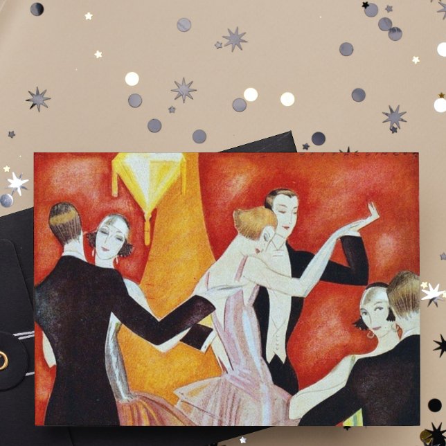 Tarjeta Parejas bailarinas de los años 20 (Subido por el creador)