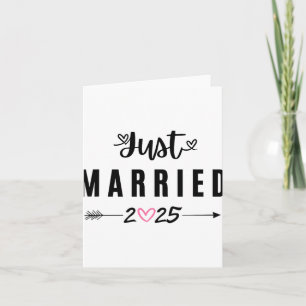 Tarjeta Parejas Bodas De Luna De Miel 2025 Recién Casadas 