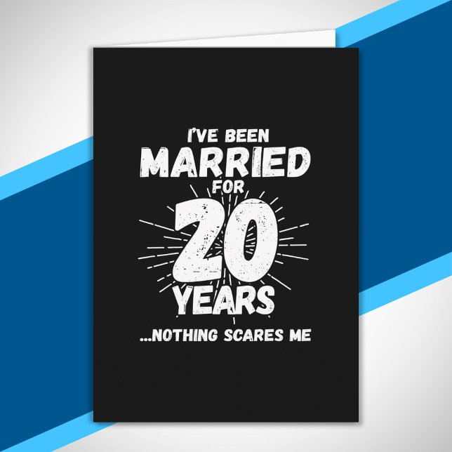 Tarjeta Parejas casadas con 20 años de graciosos 20 años (Subido por el creador)