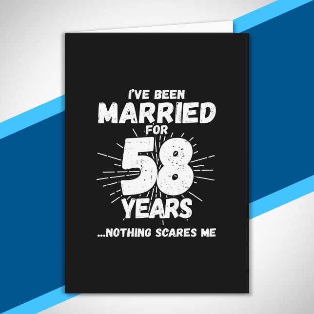 Tarjeta Parejas casadas con 58 años de gracia 58 años (Subido por el creador)