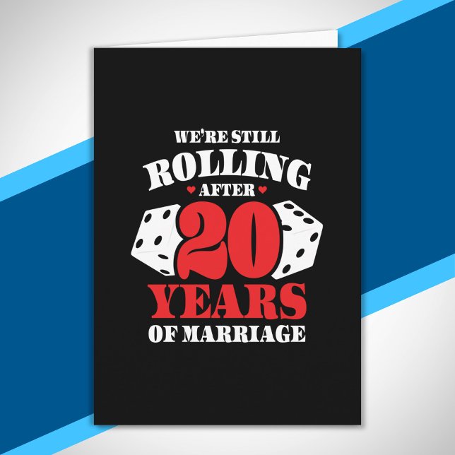 Tarjeta Parejas de 20 años casadas con 20 años (Subido por el creador)