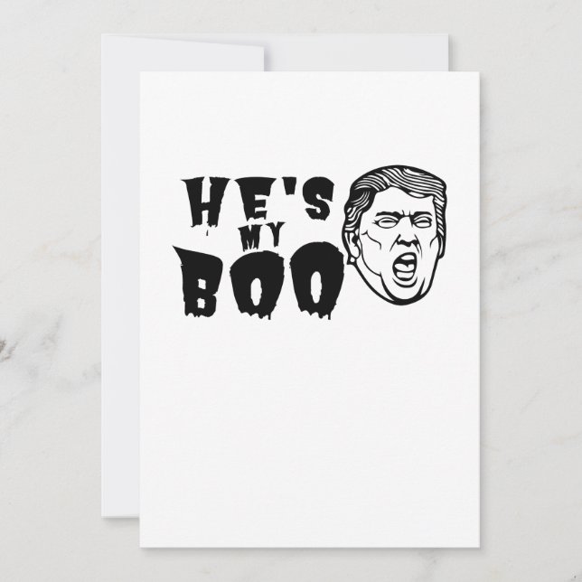 Tarjeta Parejas de Halloween son divertidas porque es mi f (Anverso)