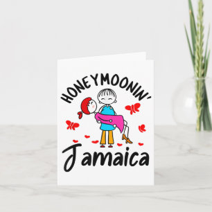 Tarjeta Parejas de luna de miel de luna de miel de luna de