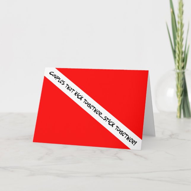 Tarjeta Parejas de Scuba se solidarizan (Anverso)