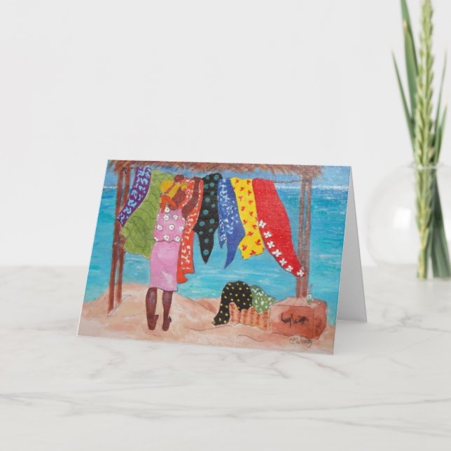 Tarjeta Pareos por el mar (Anverso)