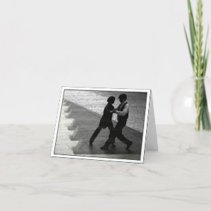 Tarjeta Pares Notecard del baile