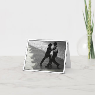 Tarjeta Pares Notecard del baile