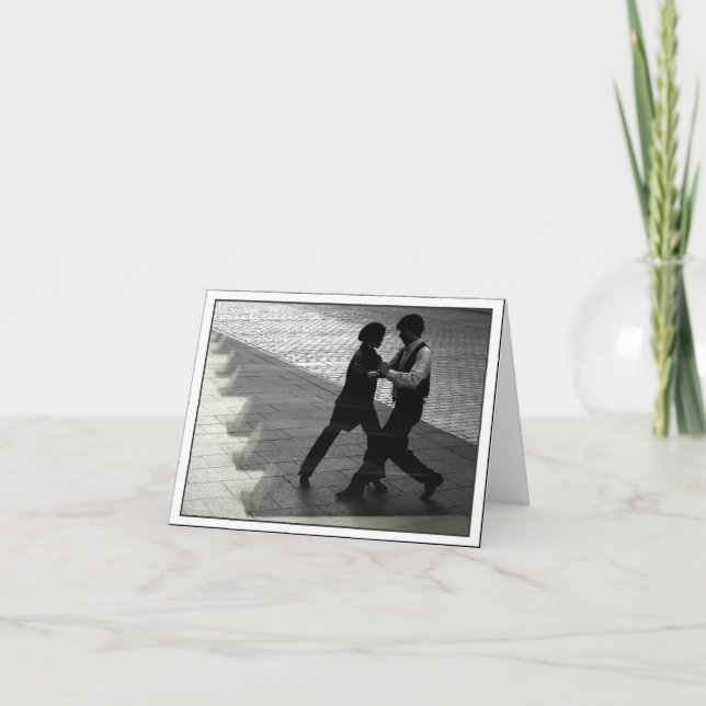Tarjeta Pares Notecard del baile (Anverso)