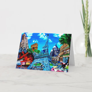 Tarjeta Paris carte de voeux