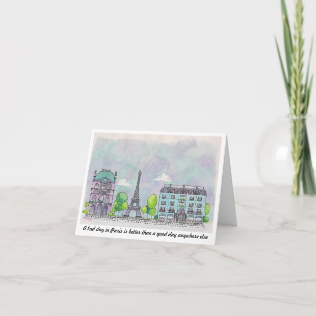 Tarjeta París Notecard (Anverso)