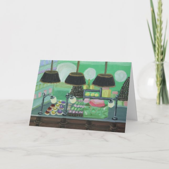 Tarjeta "París Pâtisserie " (Anverso)