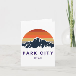 Tarjeta Park City Utah Skowboard Hikers Utah Gif