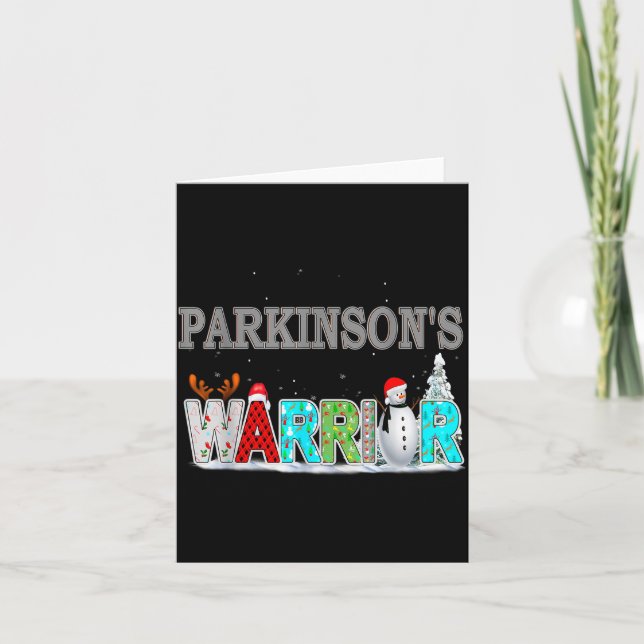 Tarjeta Parkinson's Awareness For Christmas  (Anverso)