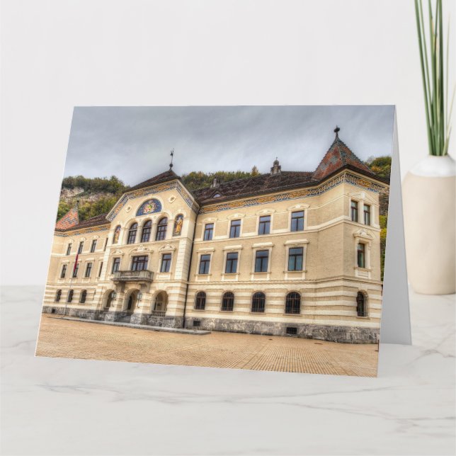 Tarjeta Parlamento de Liechtenstein (Anverso)