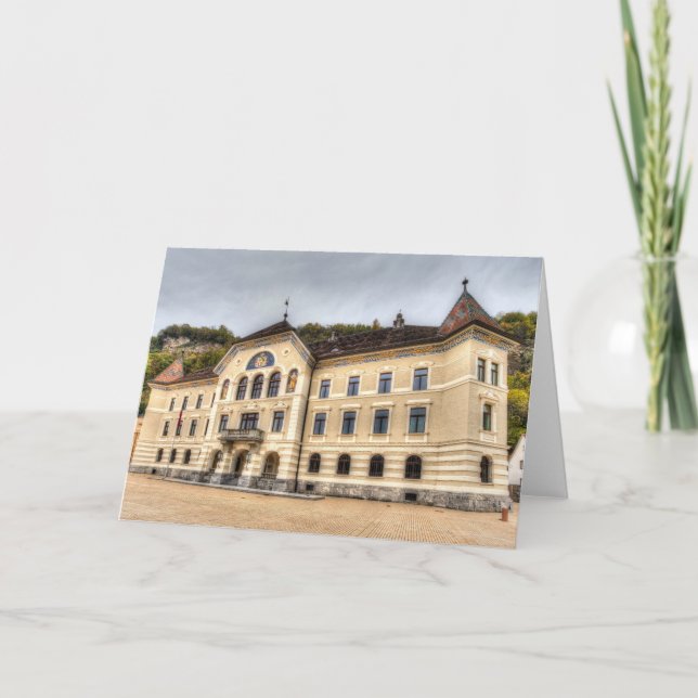 Tarjeta Parlamento de Liechtenstein (Anverso)