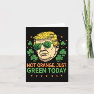 Tarjeta Parodia del Día del Presidente Trump en St. Paddy: