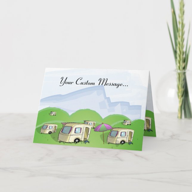 Tarjeta Parque de caravanas - Versión 2 (Anverso)