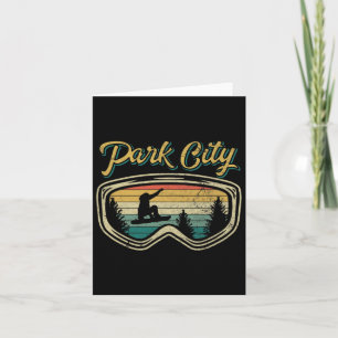 Tarjeta Parque de Snowboard Ciudad Utah Goggles Big Ai