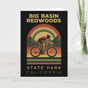 Tarjeta Parque Estatal Big Sin Redwoods Ciclismo de Montañ