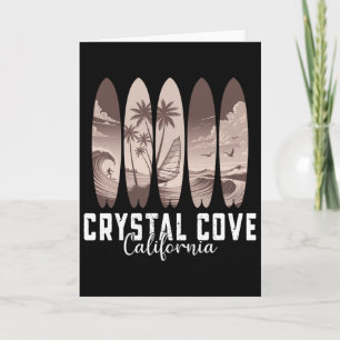 Tarjeta Parque Estatal Crystal Cove California Surfboard S