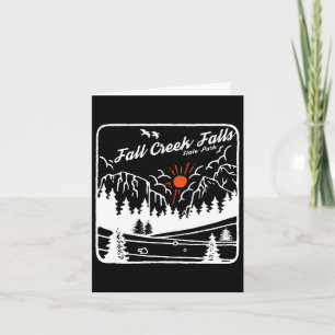 Tarjeta Parque estatal Fall Creek Falls Tennessee Guay mod