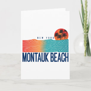Tarjeta Parque Estatal Isla Mustang Texas Hombres Surf Muj