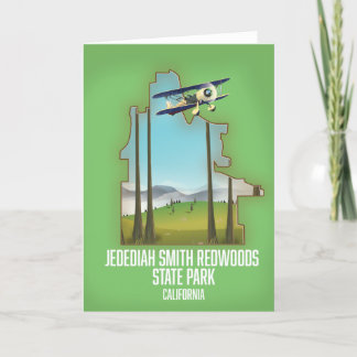Tarjeta Parque estatal Jedediah Smith Redwoods