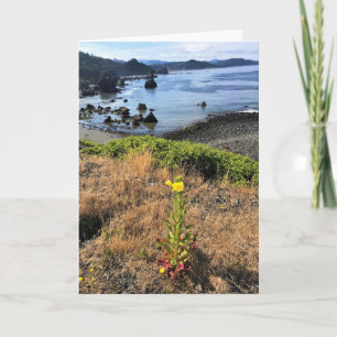 Tarjeta Parque Estatal Sisters Rock, Costa de Oregón