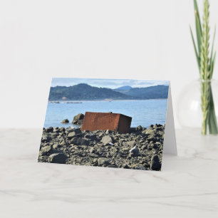 Tarjeta Parque Estatal Sisters Rock, Costa de Oregón