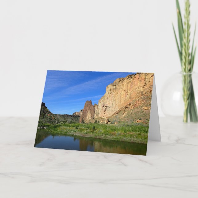 Tarjeta Parque Estatal Smith Rock, Oregón (Anverso)