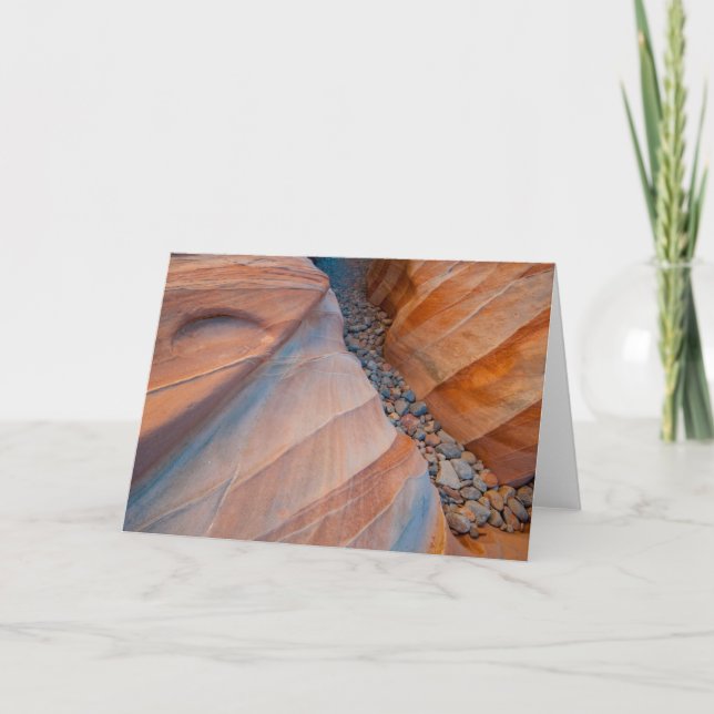 Tarjeta Parque Estatal Valle de Fuego de Red Rock Nevada (Anverso)