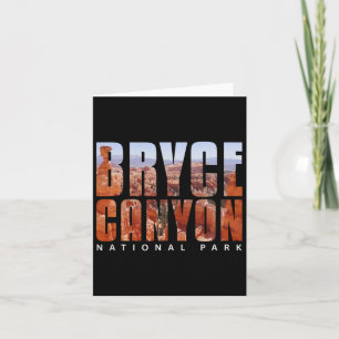 Tarjeta Parque nacional Bryce Canyon - souvenir Regalo cam
