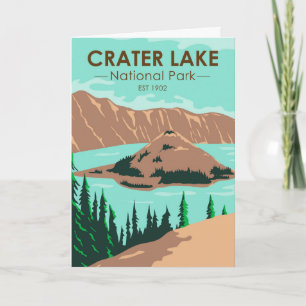 Tarjeta Parque nacional Crater Lake