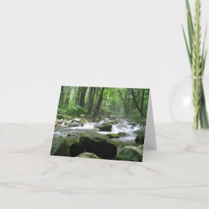Tarjeta Parque nacional Crosby Creek Great Smoky Mountains