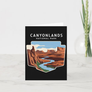 Tarjeta Parque nacional de Canyonlands Souvenir Vac de Uta