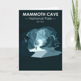 Tarjeta Parque nacional de la Cueva Mammoth