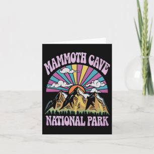 Tarjeta Parque nacional de la Cueva Mammoth Kentucky