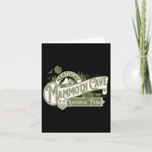 Tarjeta Parque nacional de las cuevas de mamut Explorador 