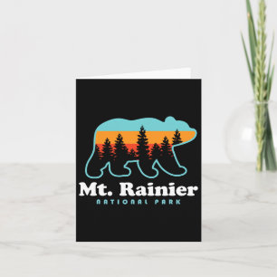 Tarjeta Parque nacional de Mt Rainier Hikes