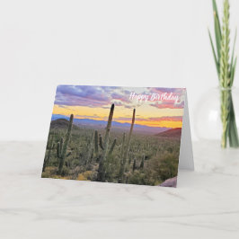 Tarjeta Parque nacional de Saguaro