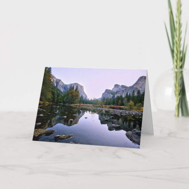 Tarjeta Parque nacional de Yosemite (Anverso)