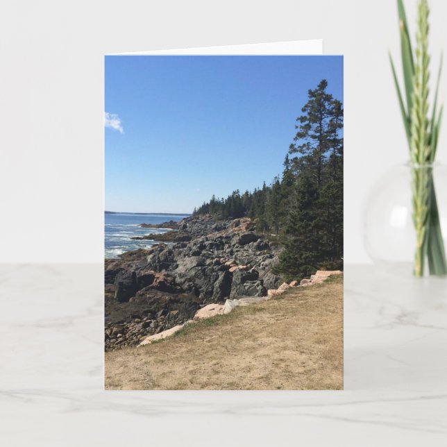 Tarjeta Parque nacional del Acadia, Maine Notecard (Anverso)