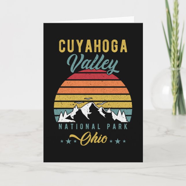 Tarjeta Parque Nacional del Valle de Cuyahoga en Ohio (Anverso)