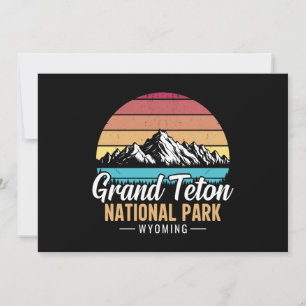 Tarjeta Parque Nacional Grand Teton Wyoming EE. UU.– 