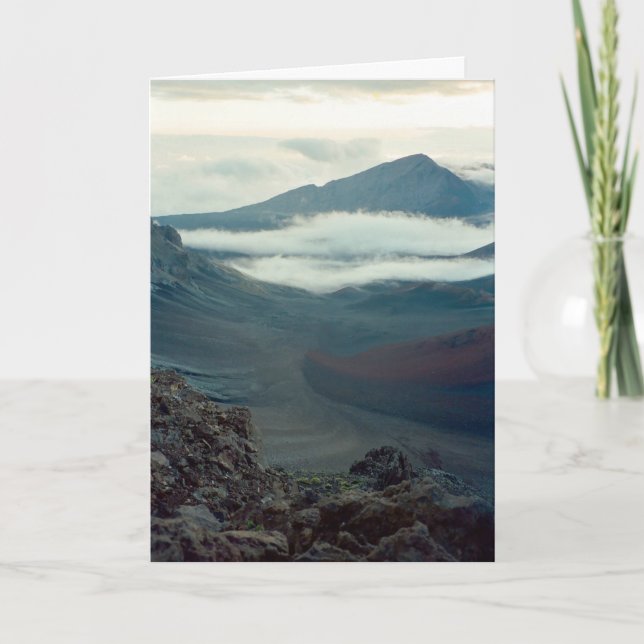 Tarjeta Parque Nacional Haleakalā, Maui, Hawai'i - (Anverso)