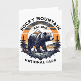 Tarjeta Parque Nacional Montañas Rocosas