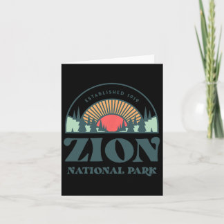 Tarjeta Parque nacional Utah Zion