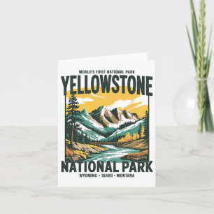 Tarjeta Parque nacional Yellowstone