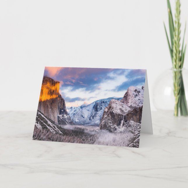 Tarjeta Parque Nacional Yosemite, California (Anverso)