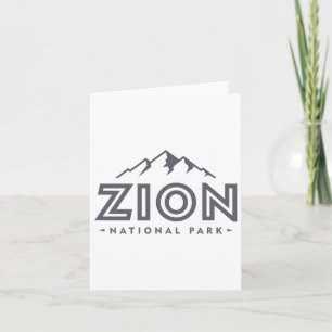 Tarjeta Parque nacional Zion Shirt Utah Montaña Hombres K